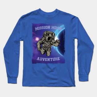 Mission Moon Adventure Astronaut Long Sleeve T-Shirt